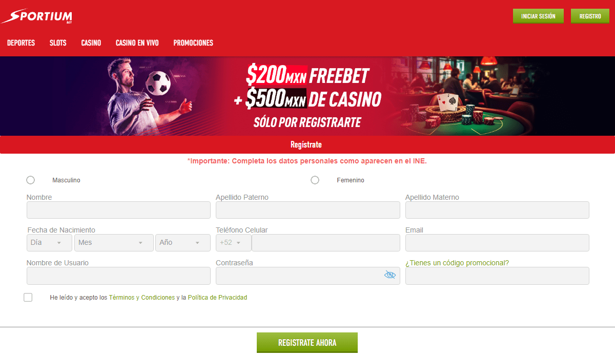 Sportium Bet