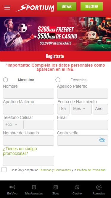Sportium Bet